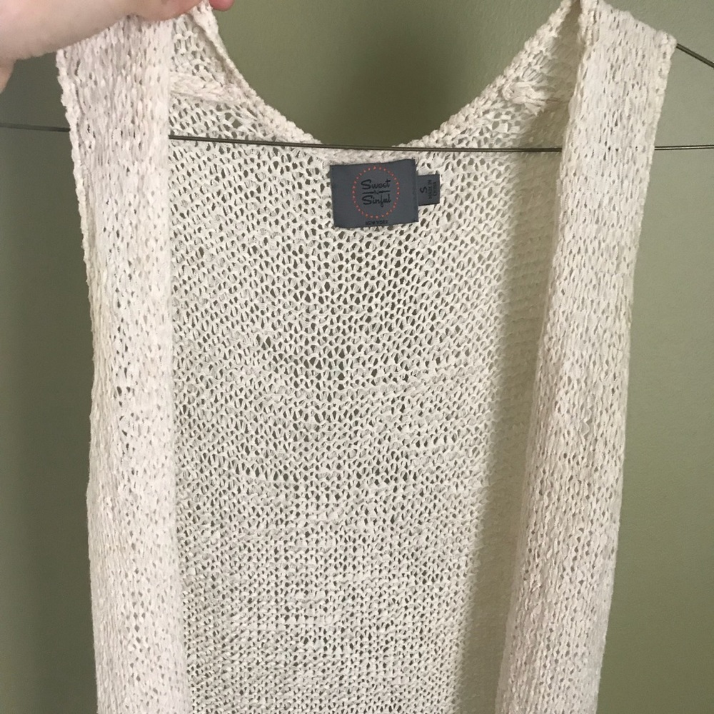 Fringe vest. Small- large.